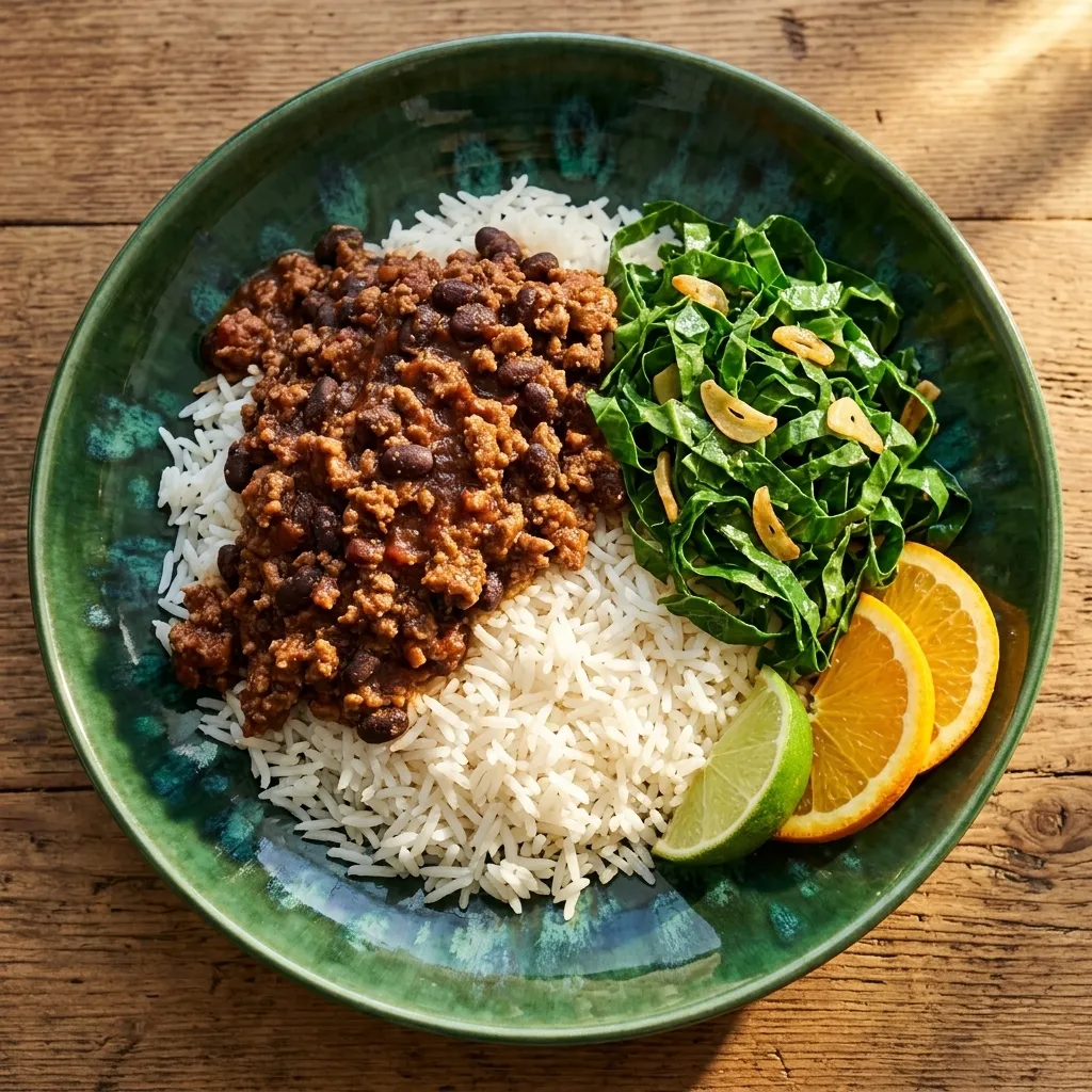 Brazilian Beef and Black Bean Rice Bowls