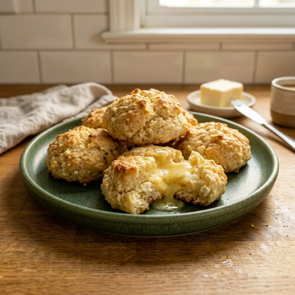 Cottage Cheese Drop Biscuits