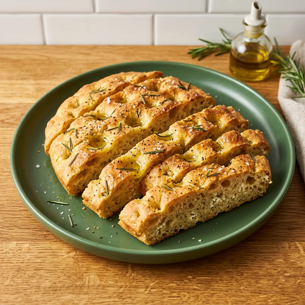 Cottage Cheese Protein Focaccia
