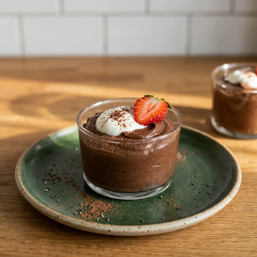 Date-Sweetened Chocolate Chia Mousse