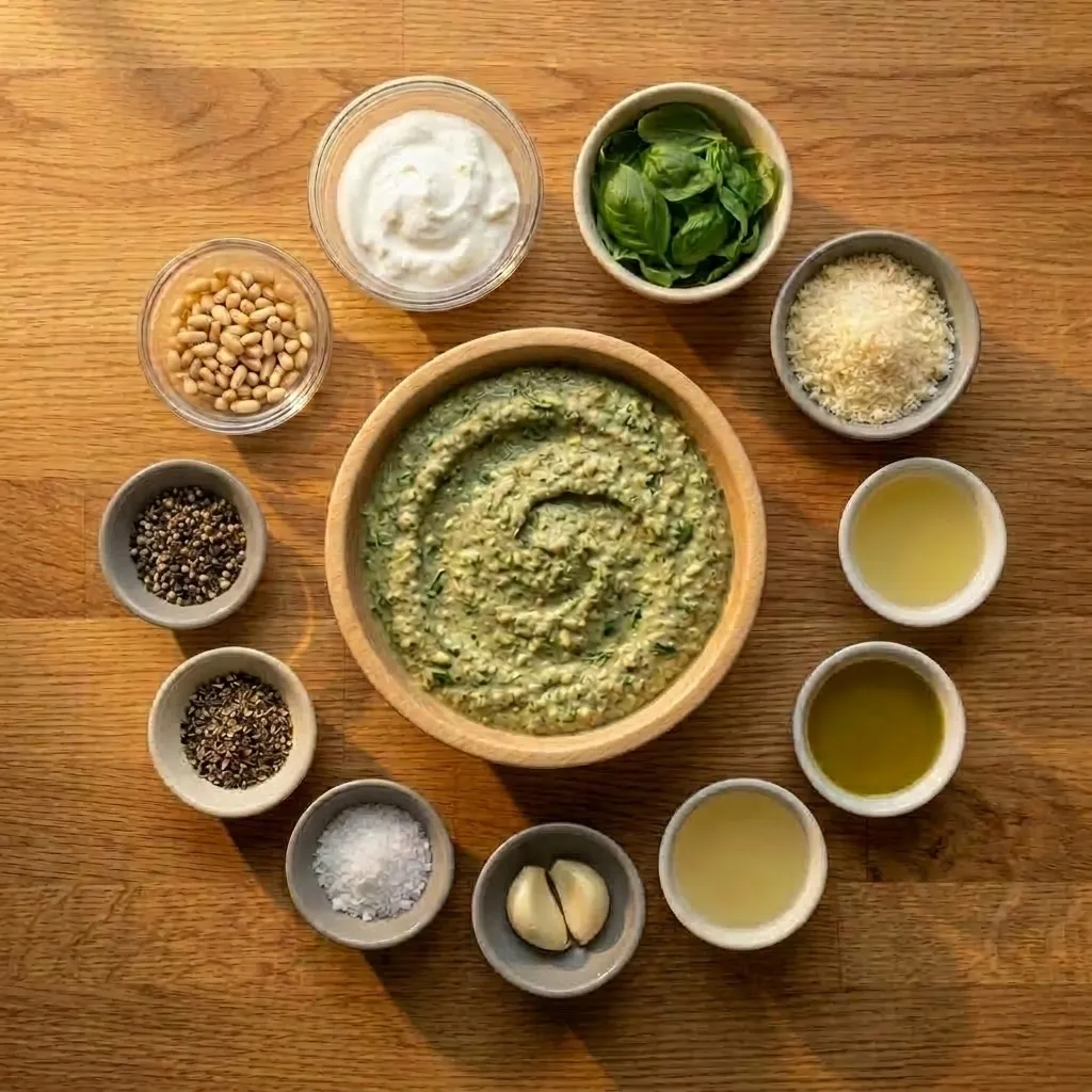 Greek Yogurt Pesto