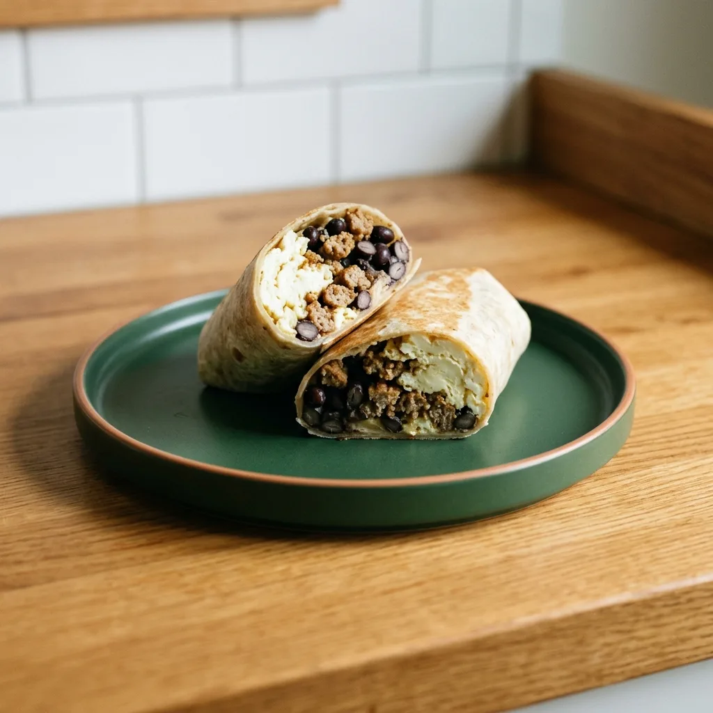 High-Protein Breakfast Burrito