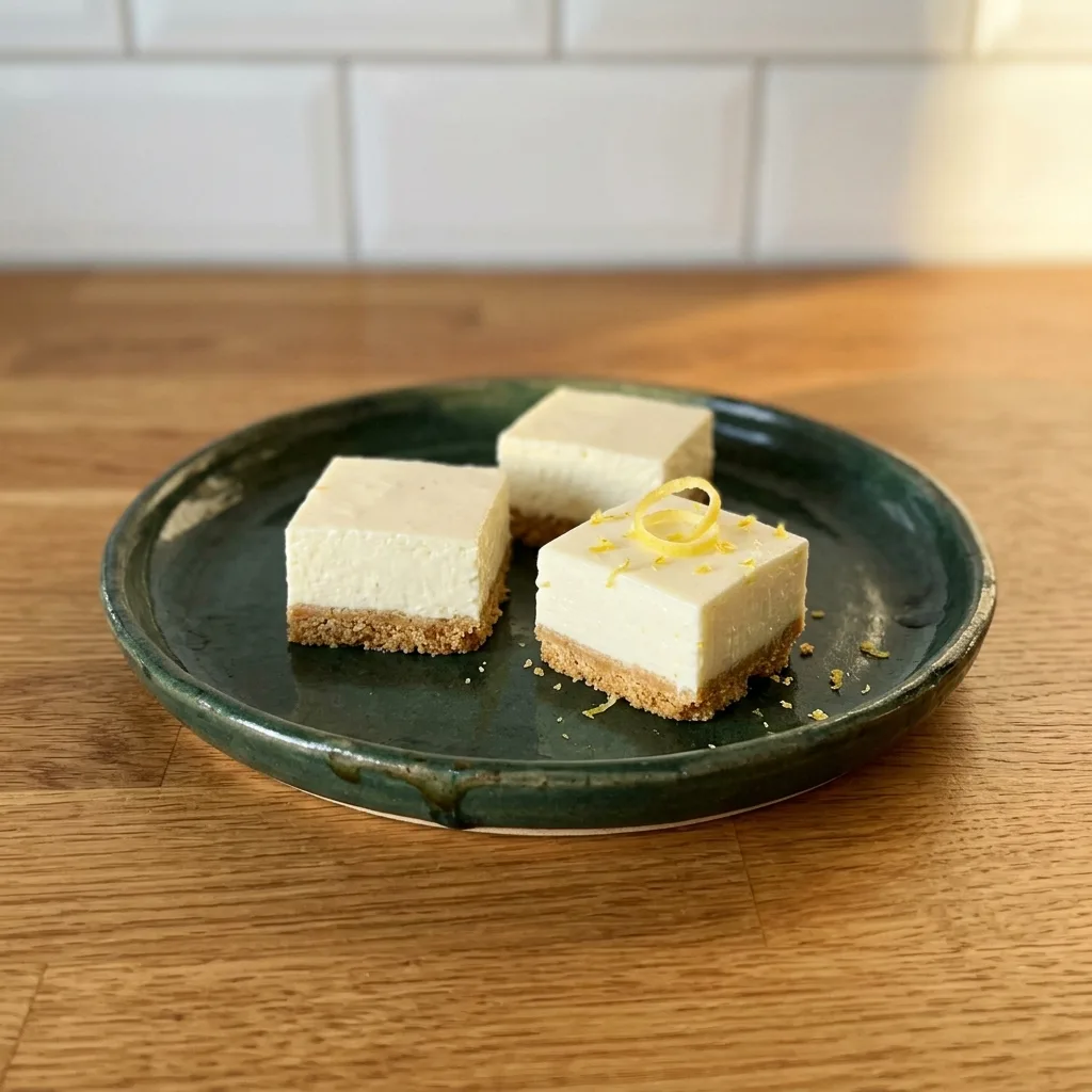 Lemon Greek Yogurt Cheesecake Bites