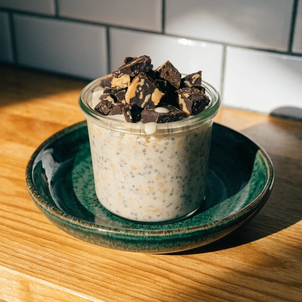 Protein Bar Overnight Oats