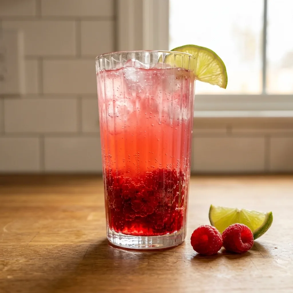 Raspberry Protein Soda