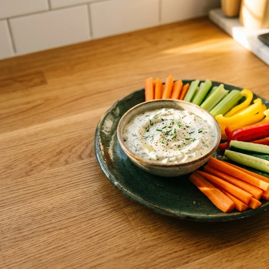 Skyr Ranch Veggie Dip