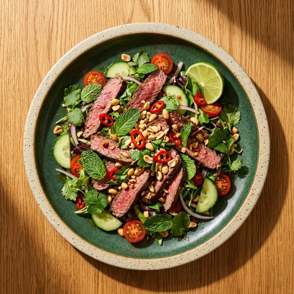 Thai Steak Salad with Herbs and Lime