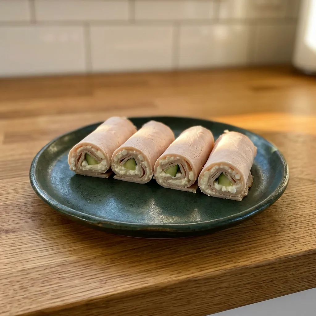 Turkey and Cottage Cheese Roll-Ups