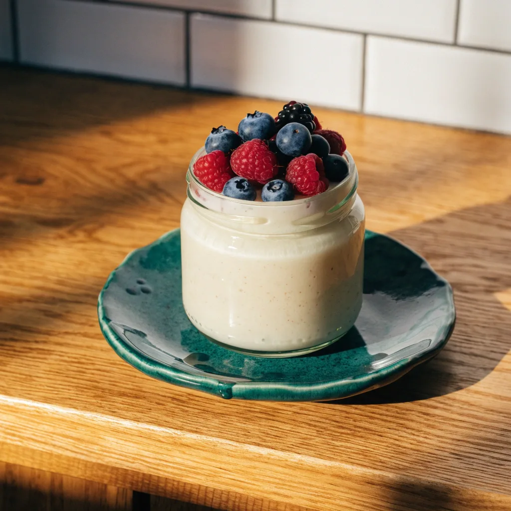 Vanilla Casein Overnight Pudding